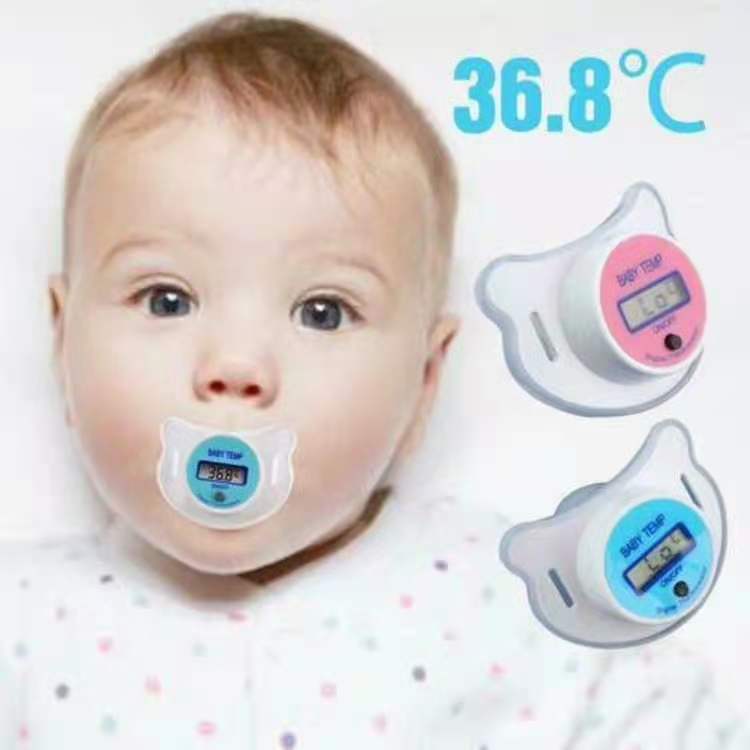Pacifier thermometer